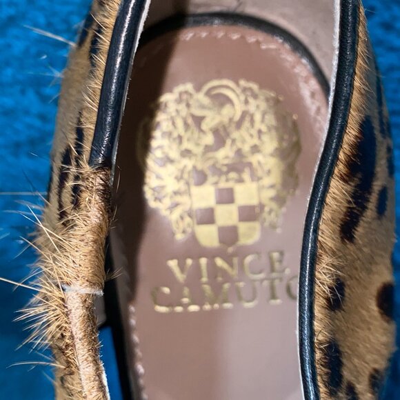 Vince Camuto heels sandals leopard print size 8 - Picture 3 of 7